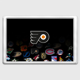 Магнит 45*70 с принтом NHL Philadelphia Flyers | НХЛ (Z) в Курске, Пластик | Размер: 78*52 мм; Размер печати: 70*45 | Тематика изображения на принте: anaheim ducks | boston bruins | buffalo sabres | calgary flames | canadiens de montreal | carolina hurricanes | chicago blackhawks | colorado | hockey | nhl | philadelphia flyers | нхл | паттерн | спорт | хоккей