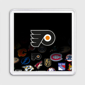 Магнит 55*55 с принтом NHL Philadelphia Flyers | НХЛ (Z) в Курске, Пластик | Размер: 65*65 мм; Размер печати: 55*55 мм | Тематика изображения на принте: anaheim ducks | boston bruins | buffalo sabres | calgary flames | canadiens de montreal | carolina hurricanes | chicago blackhawks | colorado | hockey | nhl | philadelphia flyers | нхл | паттерн | спорт | хоккей