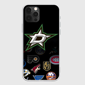 Чехол для iPhone 12 Pro Max с принтом NHL Dallas Stars (Z) в Курске, Силикон |  | Тематика изображения на принте: anaheim ducks | arizona coyotes | boston bruins | buffalo sabres | calgary flames | carolina hurricanes | chicago blackhawks | colorado | dallas stars | hockey | nhl | нхл | паттерн | спорт | хоккей