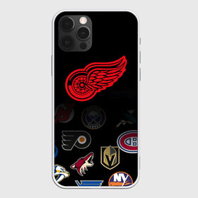 Чехол для iPhone 12 Pro Max с принтом NHL Detroit Red Wings (Z) в Курске, Силикон |  | Тематика изображения на принте: anaheim ducks | arizona coyotes | boston bruins | buffalo sabres | calgary flames | canadiens de montreal | carolina hurricanes | colorado | detroit red wings | hockey | nhl | нхл | паттерн | спорт | хоккей