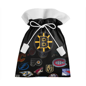 Подарочный 3D мешок с принтом NHL Boston Bruins (Z) в Курске, 100% полиэстер | Размер: 29*39 см | anaheim ducks | arizona coyotes | boston bruins | buffalo sabres | calgary flames | canadiens de montreal | carolina hurricanes | chicago blackhawks | colorado | hockey | nhl | нхл | паттерн | спорт | хоккей