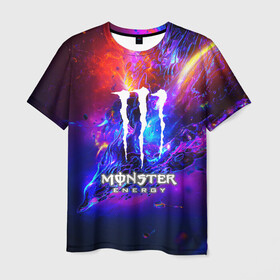 Мужская футболка 3D с принтом MONSTER ENERGY в Курске, 100% полиэфир | прямой крой, круглый вырез горловины, длина до линии бедер | amg | auto | bmw | honda | jdm | mercedes | nissan | porsche | racing | sport | subar | toyota | автомобил | автомобильные | киа | лексус | марка | машины | митсубиси | ниссан | порше | спорт | субару | тесла | тойота | хонда