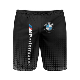 Мужские шорты спортивные с принтом BMW M PERFORMANCE в Курске,  |  | bmw | bmw motorsport | bmw performance | carbon | m | m power | motorsport | performance | sport | бмв | карбон | моторспорт | спорт