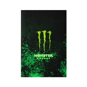 Обложка для паспорта матовая кожа с принтом MONSTER ENERGY в Курске, натуральная матовая кожа | размер 19,3 х 13,7 см; прозрачные пластиковые крепления | amg | auto | bmw | honda | jdm | mercedes | nissan | porsche | racing | sport | subar | toyota | автомобил | автомобильные | киа | лексус | марка | машины | митсубиси | ниссан | порше | спорт | субару | тесла | тойота | хонда