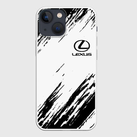 Чехол для iPhone 13 mini с принтом LEXUS в Курске,  |  | auto | lexus | sport | авто | автомобиль | автомобильные | бренд | лексус | марка | машины | спорт