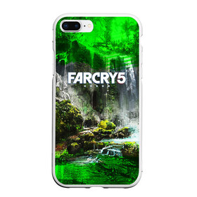 Чехол для iPhone 7Plus/8 Plus матовый с принтом FARCRY5 в Курске, Силикон | Область печати: задняя сторона чехла, без боковых панелей | Тематика изображения на принте: far cry | farcry | game | ubisof | выживание | джунгли | игры | остров | фар край