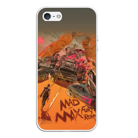 Чехол для iPhone 5/5S матовый с принтом Mad Max Fury Road в Курске, Силикон | Область печати: задняя сторона чехла, без боковых панелей | mad max | mad max fury road | безумный макс | мад макс | мед макс мэд макс