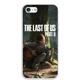 Чехол для iPhone 5/5S матовый с принтом The Last of Us part 2 в Курске, Силикон | Область печати: задняя сторона чехла, без боковых панелей | Тематика изображения на принте: 