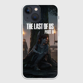 Чехол для iPhone 13 mini с принтом The Last of Us part 2 в Курске,  |  | ellie | games | joel | naughty dog | night | джоэл | игры | ночь | одни из нас | часть 2 | элли