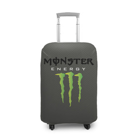 Чехол для чемодана 3D с принтом MONSTER ENERGY (Z) в Курске, 86% полиэфир, 14% спандекс | двустороннее нанесение принта, прорези для ручек и колес | black monster | bmx | claw | cybersport | energy | monster | monster energy | moto | motocross | race | sport | киберспорт | когти | монстер энерджи | монстр | мото | мотокросс | ралли | скейтбординг | спорт | энергия