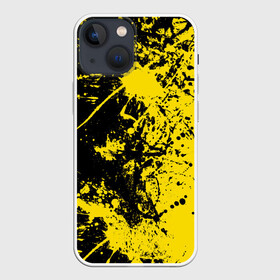 Чехол для iPhone 13 mini с принтом Ночное солнце в Курске,  |  | kill bill | paint | paints | брызги | брызги краски | брызги красок | краска | краски | пятна краски | разводы | разводы краски | смешивание красок | фон | цвета