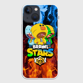 Чехол для iPhone 13 mini с принтом BRAWL STARS LEON TRIO в Курске,  |  | bibi | brawl stars | coach mike | crow | gale | leon | leon shark | max | mecha crow | mortis | mr.p | phoenix | sally leon | sandy | spike | sprout | tara | unicorn | virus 8 bit | werewolf | ворон | оборотень