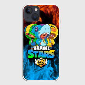 Чехол для iPhone 13 с принтом BRAWL STARS LEON TRIO в Курске,  |  | bibi | brawl stars | coach mike | crow | gale | leon | leon shark | max | mecha crow | mortis | mr.p | phoenix | sally leon | sandy | spike | sprout | tara | unicorn | virus 8 bit | werewolf | ворон | оборотень