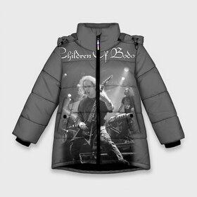 Зимняя куртка для девочек 3D с принтом Children of Bodom 21 в Курске, ткань верха — 100% полиэстер; подклад — 100% полиэстер, утеплитель — 100% полиэстер. | длина ниже бедра, удлиненная спинка, воротник стойка и отстегивающийся капюшон. Есть боковые карманы с листочкой на кнопках, утяжки по низу изделия и внутренний карман на молнии. 

Предусмотрены светоотражающий принт на спинке, радужный светоотражающий элемент на пуллере молнии и на резинке для утяжки. | 