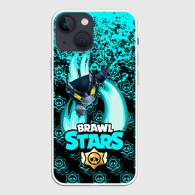 Чехол для iPhone 13 mini с принтом Brawl stars mecha crow. в Курске,  |  | bibi | brawl stars | coach mike | leon | leon shark | mecha crow | mr.p | sally leon | sandy | sprout | unicorn | virus 8 bit | биби | бравл старс | вирус 8 бит | леон | оборотень | спроут | сэли леон