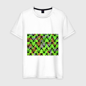 Мужская футболка хлопок с принтом Minecraft. в Курске, 100% хлопок | прямой крой, круглый вырез горловины, длина до линии бедер, слегка спущенное плечо. | craft | game | mine | minecraft | minecraftmemories | pixel | tnt | twitter | блок | динамит | игра | красный блок | майнкрафт | маркус перссон | пиксель | ремесло | тротил | шахта