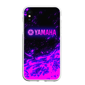 Чехол для iPhone XS Max матовый с принтом Yamaha (Z) в Курске, Силикон | Область печати: задняя сторона чехла, без боковых панелей | Тематика изображения на принте: bike | fj1200 | moto | motocycle | sportmotorcycle | yamaha | yzf 600r | вездеход | мото | мотоспорт | снегоход | ямаха