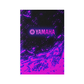 Обложка для паспорта матовая кожа с принтом Yamaha (Z) в Курске, натуральная матовая кожа | размер 19,3 х 13,7 см; прозрачные пластиковые крепления | bike | fj1200 | moto | motocycle | sportmotorcycle | yamaha | yzf 600r | вездеход | мото | мотоспорт | снегоход | ямаха