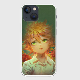 Чехол для iPhone 13 mini с принтом The Promised Neverland в Курске,  |  | Тематика изображения на принте: anime | emma | mango | the promised neverland | yakusoku no neverland | аниме | манга | обещанная страна грёз | обещанный неверленд