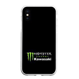 Чехол для iPhone XS Max матовый с принтом MONSTER ENERGY KAWASAKI (Z) в Курске, Силикон | Область печати: задняя сторона чехла, без боковых панелей | bike | energy | kawasaki | monster | monster energy | moto | motocross | ninja | sport | zzr | кавасаки | кавасаки ниндзя | монстер энерджи | монстр | мото | мотокросс | ниндзя | спорт | энергия