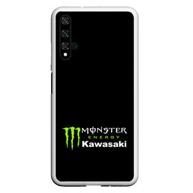 Чехол для Honor 20 с принтом MONSTER ENERGY KAWASAKI (Z) в Курске, Силикон | Область печати: задняя сторона чехла, без боковых панелей | bike | energy | kawasaki | monster | monster energy | moto | motocross | ninja | sport | zzr | кавасаки | кавасаки ниндзя | монстер энерджи | монстр | мото | мотокросс | ниндзя | спорт | энергия