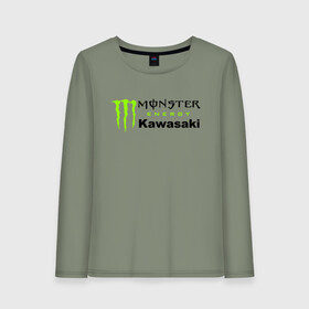 Женский лонгслив хлопок с принтом KAWASAKI (Z) в Курске, 100% хлопок |  | bike | energy | kawasaki | monster | monster energy | moto | motocross | ninja | sport | zzr | кавасаки | кавасаки ниндзя | монстер энерджи | монстр | мото | мотокросс | ниндзя | спорт | энергия