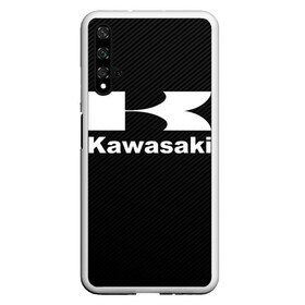 Чехол для Honor 20 с принтом KAWASAKI (Z) в Курске, Силикон | Область печати: задняя сторона чехла, без боковых панелей | Тематика изображения на принте: bike | kawasaki | moto | motocycle | ninja | sportmotorcycle | zzr | кавасаки | кавасаки ниндзя | мото | мотоспорт | ниндзя