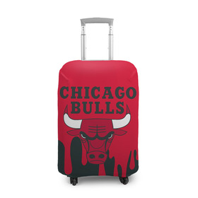 Чехол для чемодана 3D с принтом Chicago Bulls. в Курске, 86% полиэфир, 14% спандекс | двустороннее нанесение принта, прорези для ручек и колес | 23 | air jordan | bulls | chicago bulls | jordan | michael jordan | nba | paris saint germain | psg | red | sport | быки | джордан | майкл джордан | псж | спорт | чикаго буллс