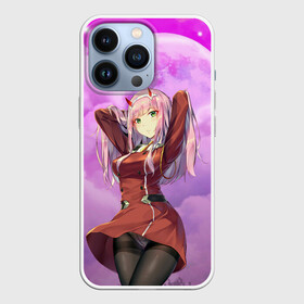 Чехол для iPhone 13 Pro с принтом Darling art в Курске,  |  | Тематика изображения на принте: 02 | anime | darling | darling in the franxx | franx | franxx | zero 02 two | zero two | zero02two | аниме | во франксе | дарлинг во франксе | зеро ту | любимый во франксе | манга | милый | франкс | франксе