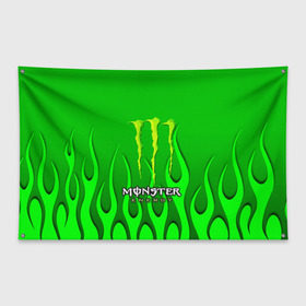 Флаг-баннер с принтом MONSTER ENERGY в Курске, 100% полиэстер | размер 67 х 109 см, плотность ткани — 95 г/м2; по краям флага есть четыре люверса для крепления | energy | honda | mercedes | monster energy | porsche | racing | sport | toyota | автомобил | автомобильные | марка | машины | митсубиси | монстр | монстр энерджи | порше | спорт | тесла | тойота | хонда