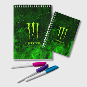 Блокнот с принтом MONSTER ENERGY в Курске, 100% бумага | 48 листов, плотность листов — 60 г/м2, плотность картонной обложки — 250 г/м2. Листы скреплены удобной пружинной спиралью. Цвет линий — светло-серый
 | energy | honda | mercedes | monster energy | porsche | racing | sport | toyota | автомобил | автомобильные | марка | машины | митсубиси | монстр | монстр энерджи | порше | спорт | тесла | тойота | хонда