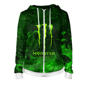 Женская толстовка 3D на молнии с принтом MONSTER ENERGY в Курске, 100% полиэстер | длина до линии бедра, манжеты и пояс оформлены мягкой тканевой резинкой, двухслойный капюшон со шнурком для регулировки, спереди молния, по бокам два кармана | energy | honda | mercedes | monster energy | porsche | racing | sport | toyota | автомобил | автомобильные | марка | машины | митсубиси | монстр | монстр энерджи | порше | спорт | тесла | тойота | хонда