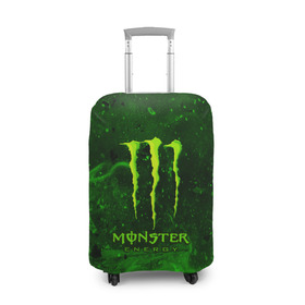 Чехол для чемодана 3D с принтом MONSTER ENERGY в Курске, 86% полиэфир, 14% спандекс | двустороннее нанесение принта, прорези для ручек и колес | energy | honda | mercedes | monster energy | porsche | racing | sport | toyota | автомобил | автомобильные | марка | машины | митсубиси | монстр | монстр энерджи | порше | спорт | тесла | тойота | хонда