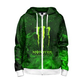 Детская толстовка 3D на молнии с принтом MONSTER ENERGY в Курске, 100% полиэстер |  манжеты и пояс оформлены широкой мягкой резинкой, двухслойный капюшон со шнурком для регулировки, спереди карманы и застежка-молния
 | energy | honda | mercedes | monster energy | porsche | racing | sport | toyota | автомобил | автомобильные | марка | машины | митсубиси | монстр | монстр энерджи | порше | спорт | тесла | тойота | хонда