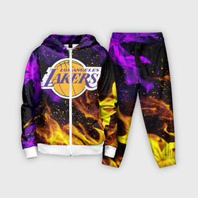 Детский костюм 3D с принтом LA LAKERS в Курске,  |  | america | basketball | kobe bryant | la | la lakers | lakers | los angeles lakers | nba | usa | баскетбол | кобе брайант | лос анджелес лейкерс | нба | сша