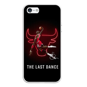 Чехол для iPhone 5/5S матовый с принтом The Last Dance в Курске, Силикон | Область печати: задняя сторона чехла, без боковых панелей | air | ball | basket | basketball | bulls | chicago | dance | jordan | jordans | jumpman | last | nba | sport | баскетбол | джордан | майкл | мяч | нба | последний | спорт | танец