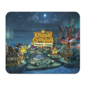 Коврик для мышки прямоугольный с принтом ANIMAL CROSSING в Курске, натуральный каучук | размер 230 х 185 мм; запечатка лицевой стороны | Тематика изображения на принте: animal crossing:new horizons | game | nintendo | анимал кроссинг | животные | звери | игра | нинтендо | пересечение животных