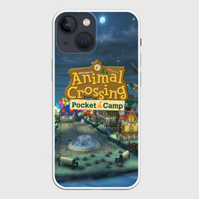 Чехол для iPhone 13 mini с принтом ANIMAL CROSSING в Курске,  |  | animal crossing:new horizons | game | nintendo | анимал кроссинг | животные | звери | игра | нинтендо | пересечение животных