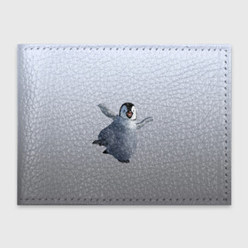 Обложка для студенческого билета с принтом мультяшный  пингвин в Курске, натуральная кожа | Размер: 11*8 см; Печать на всей внешней стороне | Тематика изображения на принте: герой | зимняя птица | лед | миленький | мультяшный | неуклюжий | персонаж | пингвин | пингвинчик | смешной