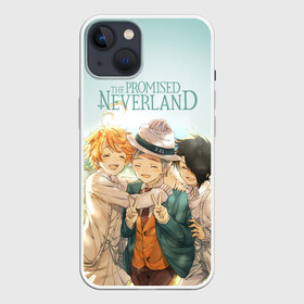 Чехол для iPhone 13 с принтом The Promised Neverland в Курске,  |  | Тематика изображения на принте: anime | emma | mango | the promised neverland | yakusoku no neverland | аниме | манга | обещанная страна грёз | обещанный неверленд