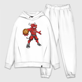 Мужской костюм хлопок OVERSIZE с принтом MICHAEL JORDAN в Курске,  |  | chicago bulls | michael jordan | баскетбол | джордан | лучший | последний танец (the last dance) | сезон