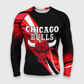 Мужской рашгард 3D с принтом CHICAGO BULLS | ЧИКАГО БУЛЛС в Курске,  |  | Тематика изображения на принте: 23 | bulls | chicago bulls | jordan | logo | michael jordan | nba | paris saint germain | psg | red | sport | быки | джордан | лого | майкл джордан | псж | спорт | чикаго буллс