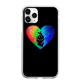Чехол силиконовый для Apple iPhone 11 Pro матовый NEW с принтом Сердечко в Курске, Силикон |  | Тематика изображения на принте: bts | rm | бойбенд | бтс | ви | джонгук | корейское сердечко | любовь | музыка | сердце | сюги | чимин | чин