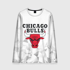 Мужской лонгслив 3D с принтом CHICAGO BULLS в Курске, 100% полиэстер | длинные рукава, круглый вырез горловины, полуприлегающий силуэт | bulls | chicago | chicago bulls | nba | red bulls | usa | америка | быки | нба | сша | чикаго буллс