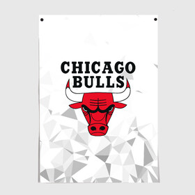 Постер с принтом CHICAGO BULLS в Курске, 100% бумага
 | бумага, плотность 150 мг. Матовая, но за счет высокого коэффициента гладкости имеет небольшой блеск и дает на свету блики, но в отличии от глянцевой бумаги не покрыта лаком | bulls | chicago | chicago bulls | nba | red bulls | usa | америка | быки | нба | сша | чикаго буллс