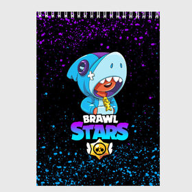 Скетчбук с принтом BRAWL STARS LEON SHARK в Курске, 100% бумага
 | 48 листов, плотность листов — 100 г/м2, плотность картонной обложки — 250 г/м2. Листы скреплены сверху удобной пружинной спиралью | bibi | brawl stars | coach mike | crow | gale | leon | leon shark | max | mecha crow | mortis | mr.p | phoenix | sally leon | sandy | spike | sprout | tara | unicorn | virus 8 bit | werewolf | ворон | оборотень