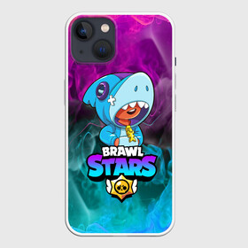 Чехол для iPhone 13 с принтом BRAWL STARS LEON SHARK в Курске,  |  | bibi | brawl stars | coach mike | crow | gale | leon | leon shark | max | mecha crow | mortis | mr.p | phoenix | sally leon | sandy | spike | sprout | tara | unicorn | virus 8 bit | werewolf | ворон | оборотень