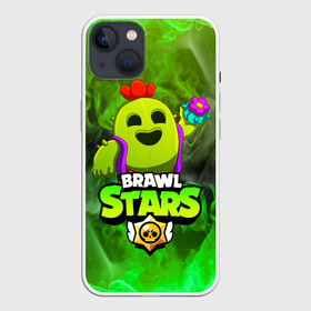 Чехол для iPhone 13 с принтом BRAWL STARS SPIKE в Курске,  |  | bibi | brawl stars | coach mike | crow | gale | leon | leon shark | max | mecha crow | mortis | mr.p | phoenix | sally leon | sandy | spike | sprout | tara | unicorn | virus 8 bit | werewolf | ворон | оборотень