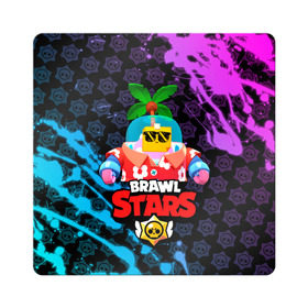 Магнит виниловый Квадрат с принтом BRAWL STARS (NEW SPROUT) [9] в Курске, полимерный материал с магнитным слоем | размер 9*9 см, закругленные углы | Тематика изображения на принте: 8 bit | android | brawl | brawl stars | clash | clash royale | game | leon | royale | sprout | stars | андроид | игра | кольт | леон | мобильные игры | спраут