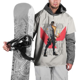 Накидка на куртку 3D с принтом PHOENIX VALORANT в Курске, 100% полиэстер |  | Тематика изображения на принте: phoenix | project a | valorant | валарант | валик | валорант | феникс